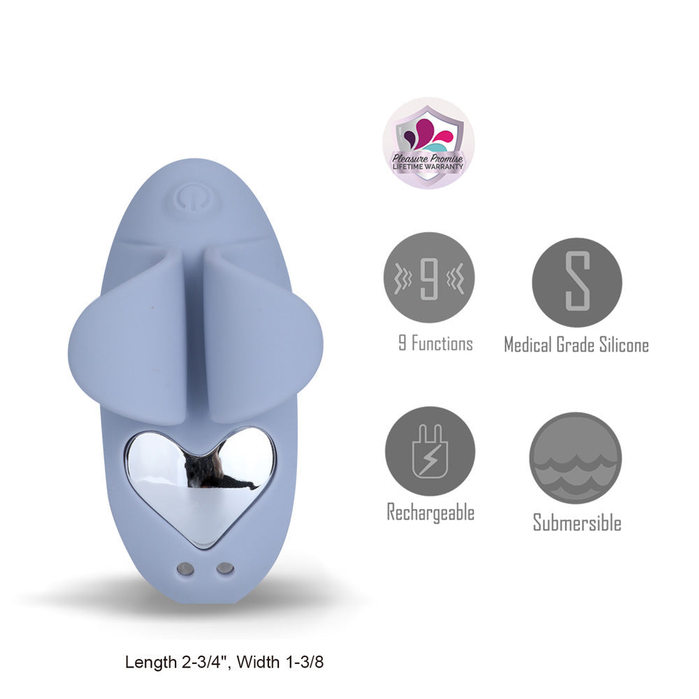 Maia KIKO - Lilac USB Rechargeable Vibrating Finger Stimulator - MA26-10