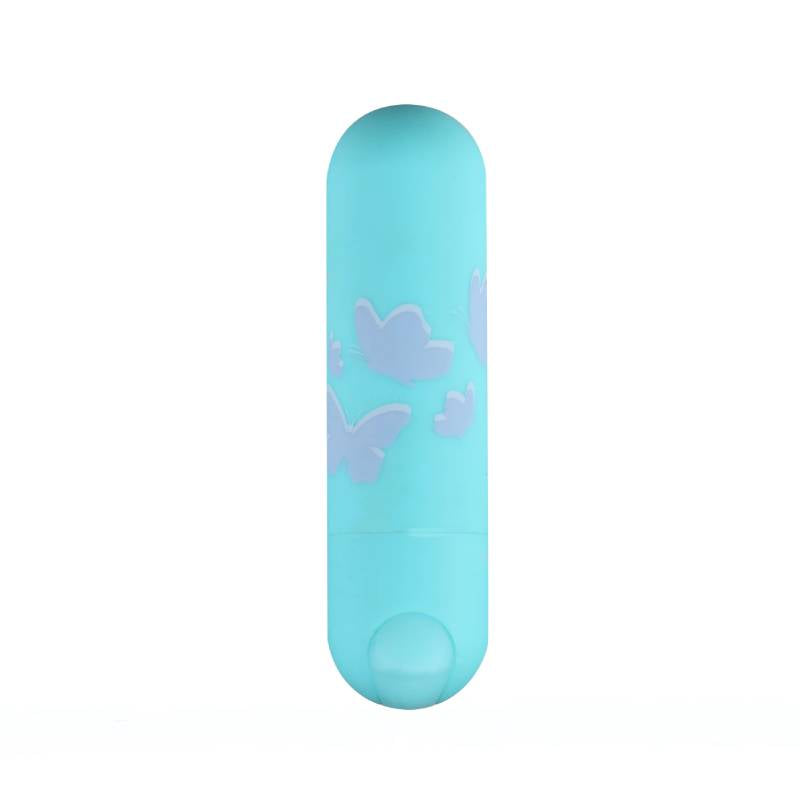 Maia Julia - Teal 7.6 cm USB Rechargeable Bullet-MA330-BF