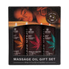 Hemp Seed Summer Massage Oil Trio Gift Set-(masg224)