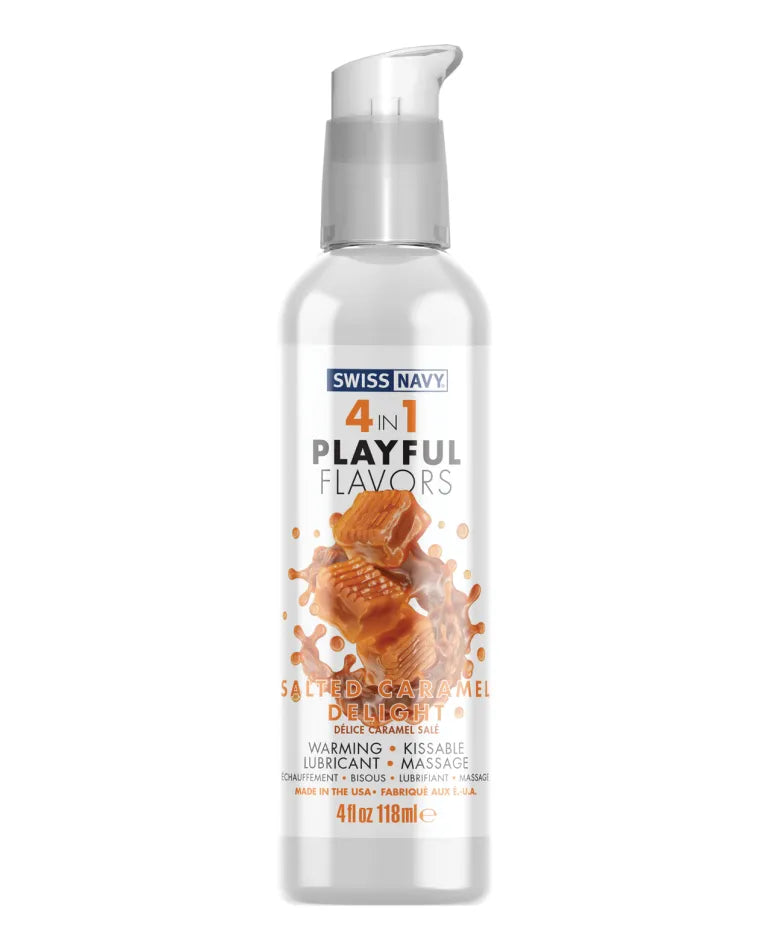 Swiss Navy 4 in 1 Playful Flavours Salted Caramel 118ml