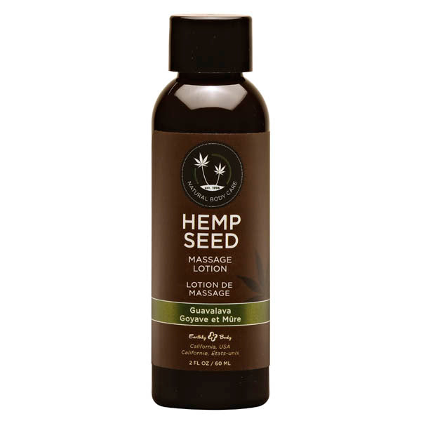 Hemp Seed Massage Lotion - Guavalava (Guava & Blackberry) Scented - 59 ml Bottle-ML168