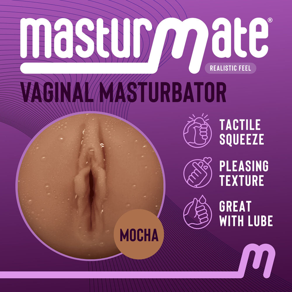 Masturmate - Vagina - Mocha - Brown Vagina Stroker-MMATE-VM