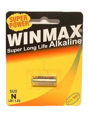 Winmax N Alkaline Battery - Alkaline Battery - N 1 Pack-NBP-1