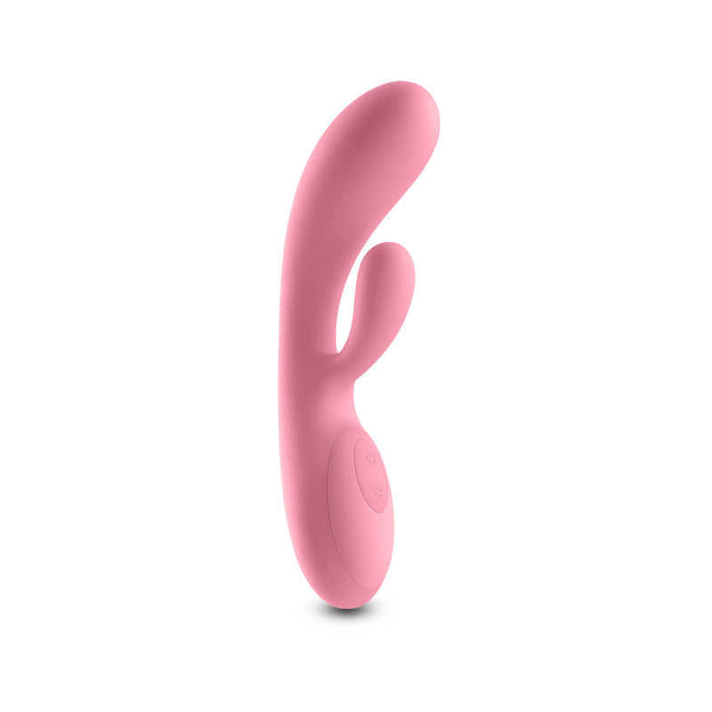 Lust-n-Dreams - Samba - Coral - Pink 19.4 cm USB Rechargeable Rabbit Vibrator-NSN-0245-34