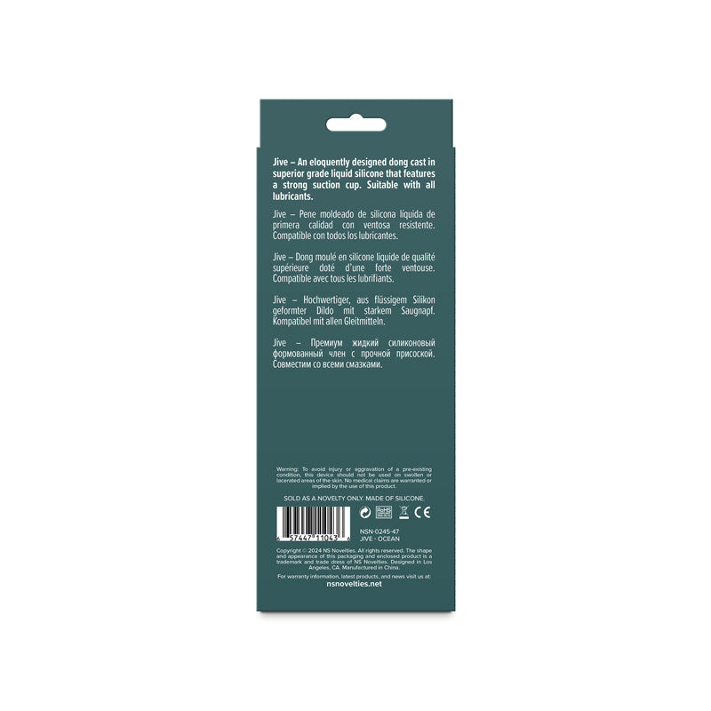 Lust-n-Dreams - Jive - Ocean - Blue 16.3 cm Dildo-NSN-0245-47