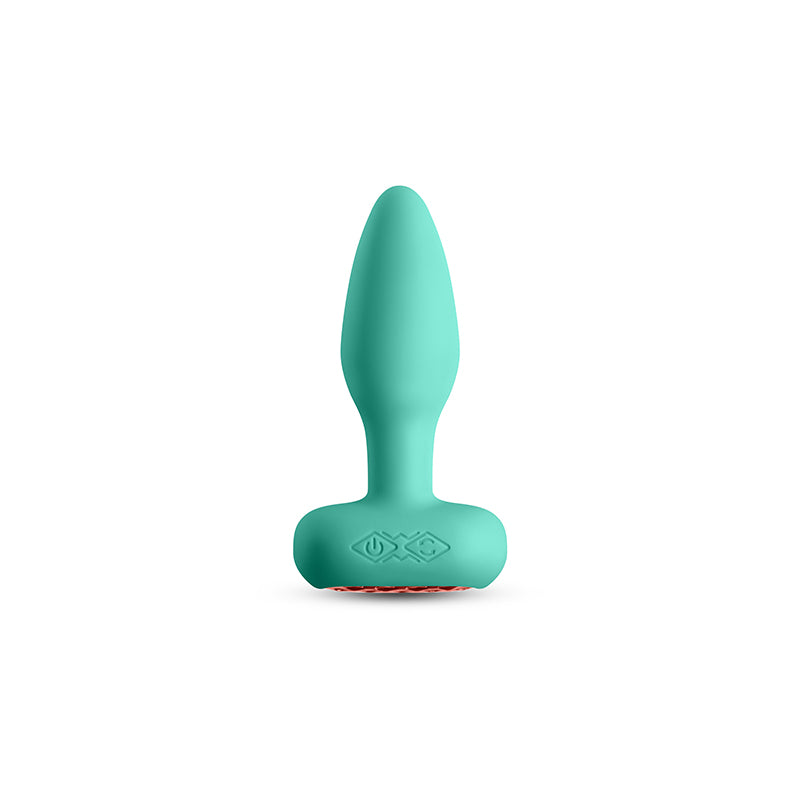 Techno - Prism - Teal 10.9 cm USB Rechargeable Butt Plug with App Control-NSN-0287-08