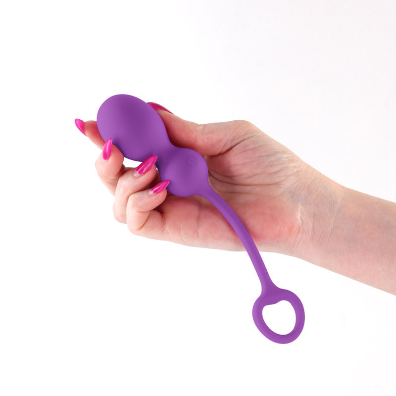 Techno - Bop - Purple USB Rechargeable Vibrating Kegel Exerciser with App Contol-NSN-0287-85