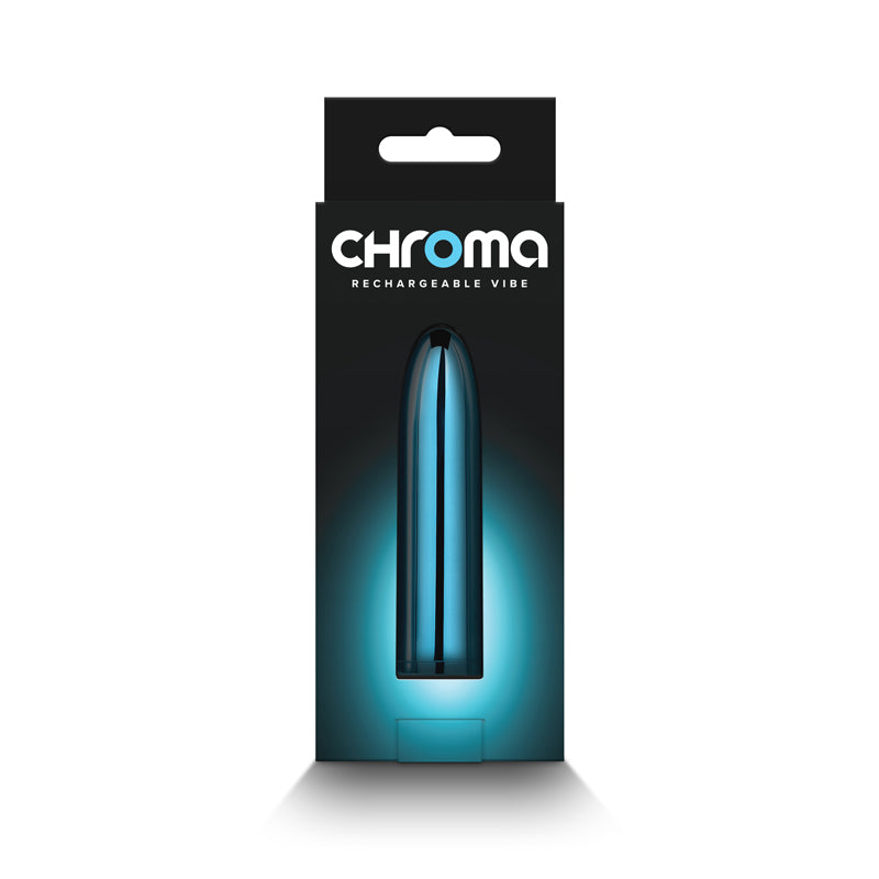 Chroma Petite Bullet - Teal - Metallic Teal 8.7 cm USB Rechargeable Bullet-NSN-0305-07