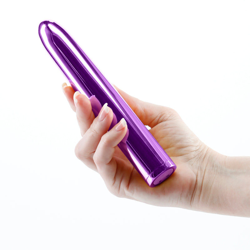 Chroma - Purple - Metallic Purple 17 cm USB Rechargeable Vibrator-NSN-0305-15