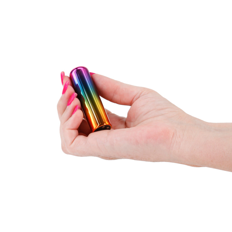 Chroma Rainbow - Small - Metallic Rainbow 6.8 cm USB Rechargeable Bullet-NSN-0305-50