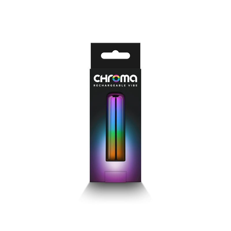 Chroma Rainbow - Small - Metallic Rainbow 6.8 cm USB Rechargeable Bullet-NSN-0305-50