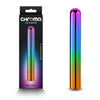 Chroma Rainbow - Large - Metallic Rainbow 13.8 cm USB Rechargeable Vibrator-NSN-0305-70