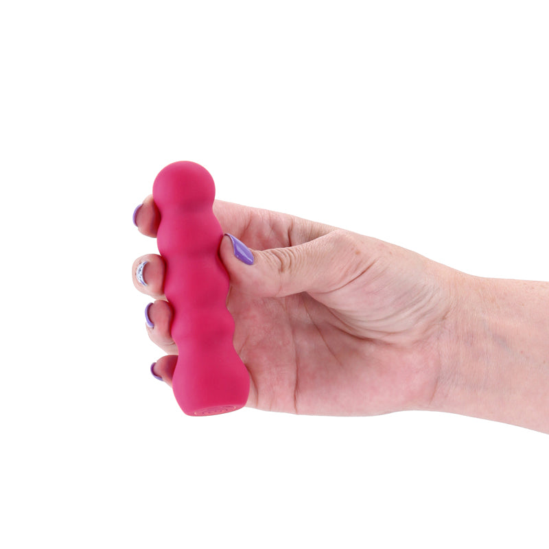 X & Os Embrace - Rose 9.9 cm USB Rechargeable Bullet - NSN-0321-16