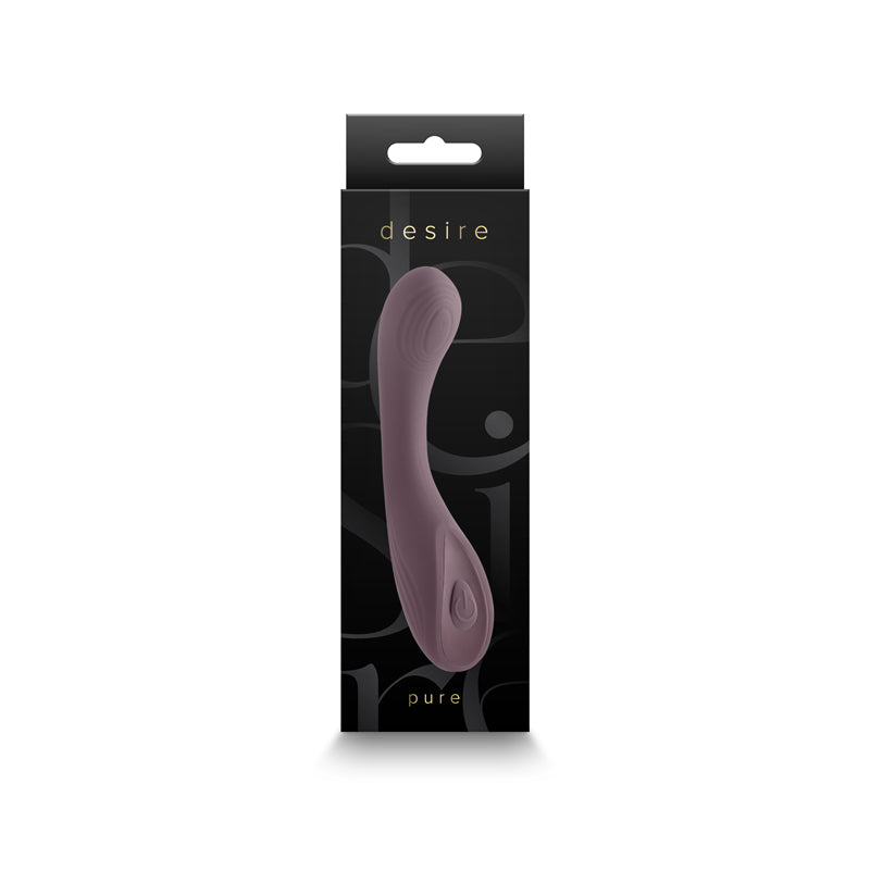 Desire - Pure - Purple - Purple 13.7 cm USB Rechargeable Vibrator-NSN-0326-02