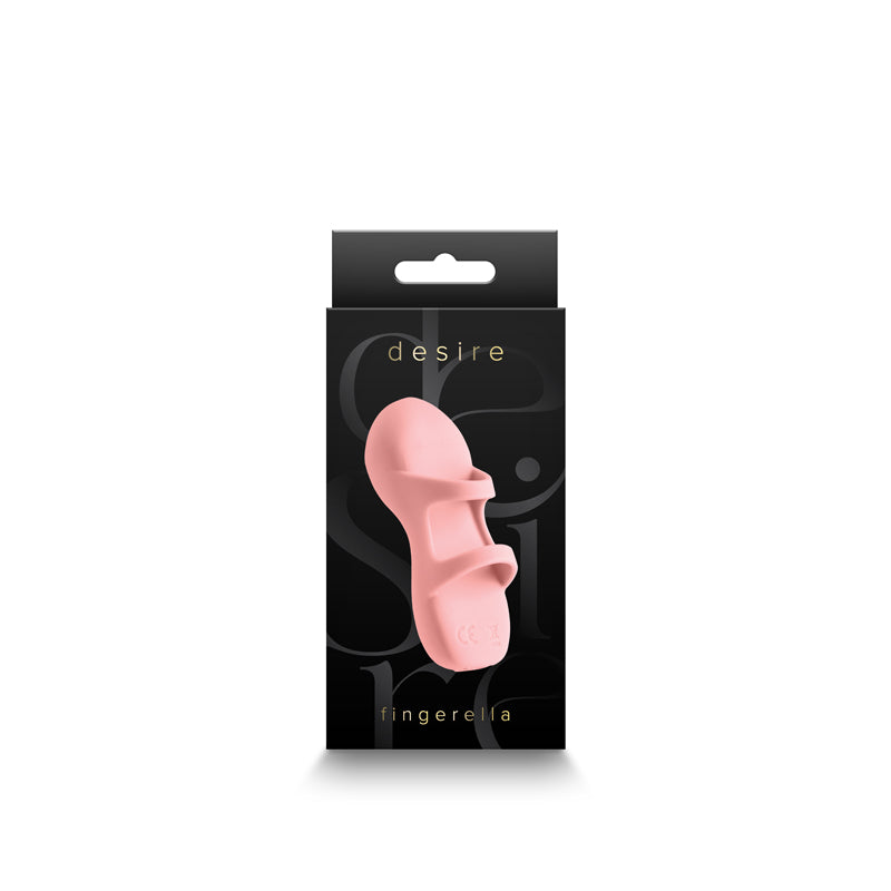 Desire - Fingerella - Pink - Pink USB Rechargeable Finger Stimulator-NSN-0326-34