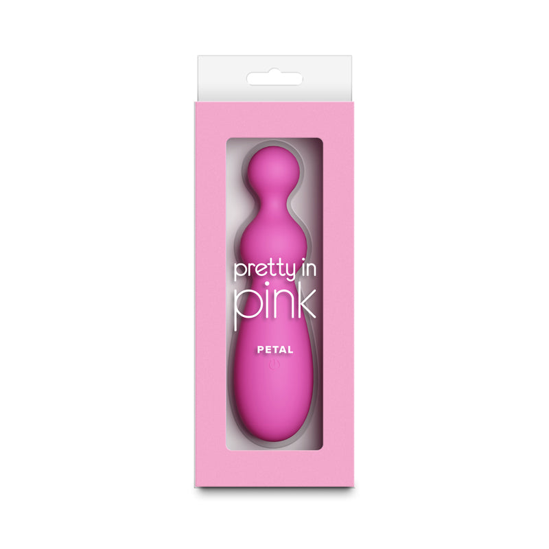 Pretty in Pink Petal - Pink - Pink 15.5 cm USB Rechargeable Vibrator - NSN-0365-14