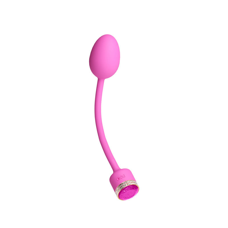 Pretty in Pink Sugar - Pink - Pink 21 cm USB Rechargeable Flexible Vibrator - NSN-0365-44