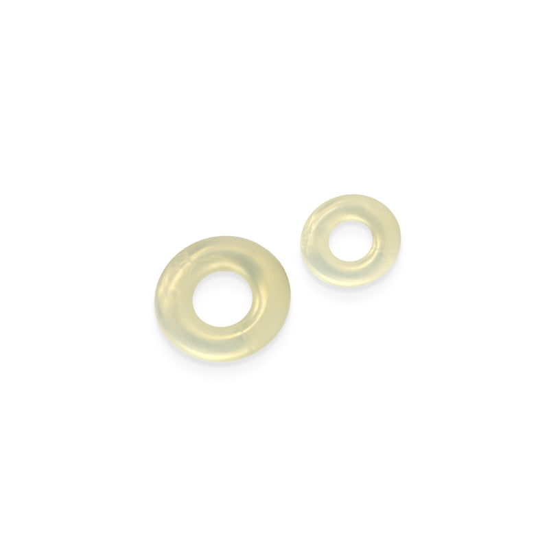 Fantasia - Double Stack - Amber - Amber Cock Rings - Set of 2 Sizes-NSN-0384-41