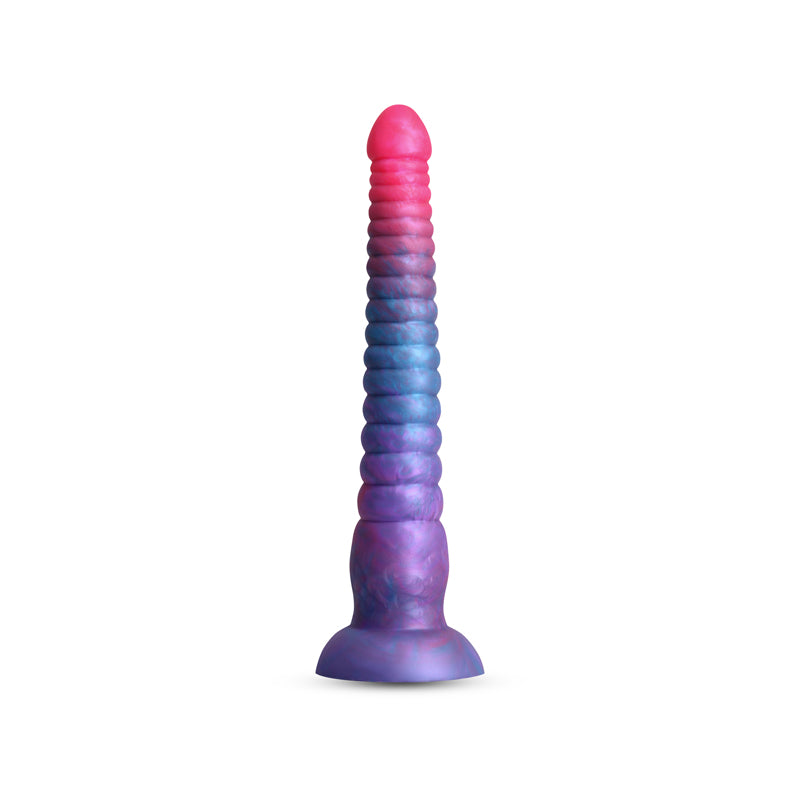 Colours Stacked - 9 Dildo - Pink/Blue - Pink/Blue 23 cm Fantasy Dildo-NSN-0412-12