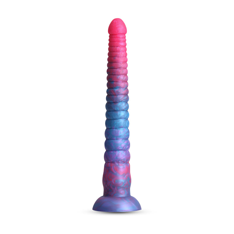 Colours Stacked - 12 Dildo - Pink/Blue - Pink/Blue 30.6 cm Fantasy Dildo-NSN-0412-22