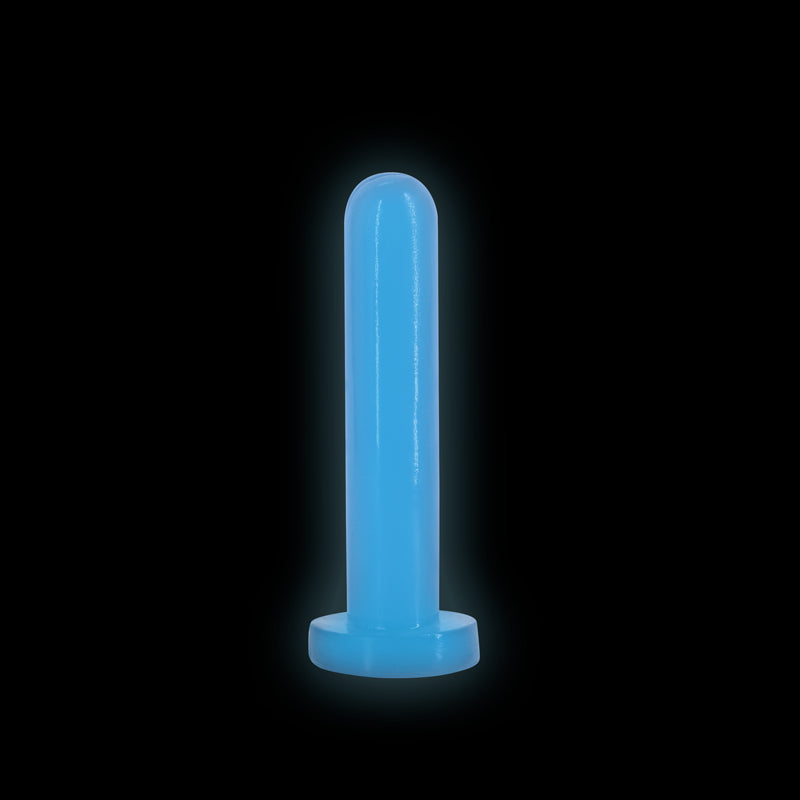 Firefly - Thrill - Blue - Small - Glow in Dark Blue 15.5 cm Small Dildo-NSN-0478-07