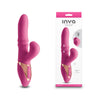 INYA Enamour - Pink - Pink 31.5 cm USB Rechargeable Vibrator with Air Pulse-NSN-0552-54