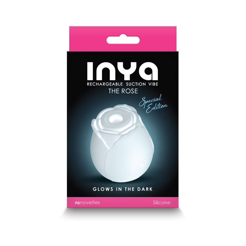 INYA The Rose - Glow - Glow In The Dark Clitoral Air Pulsation Stimulator-NSN-0554-60