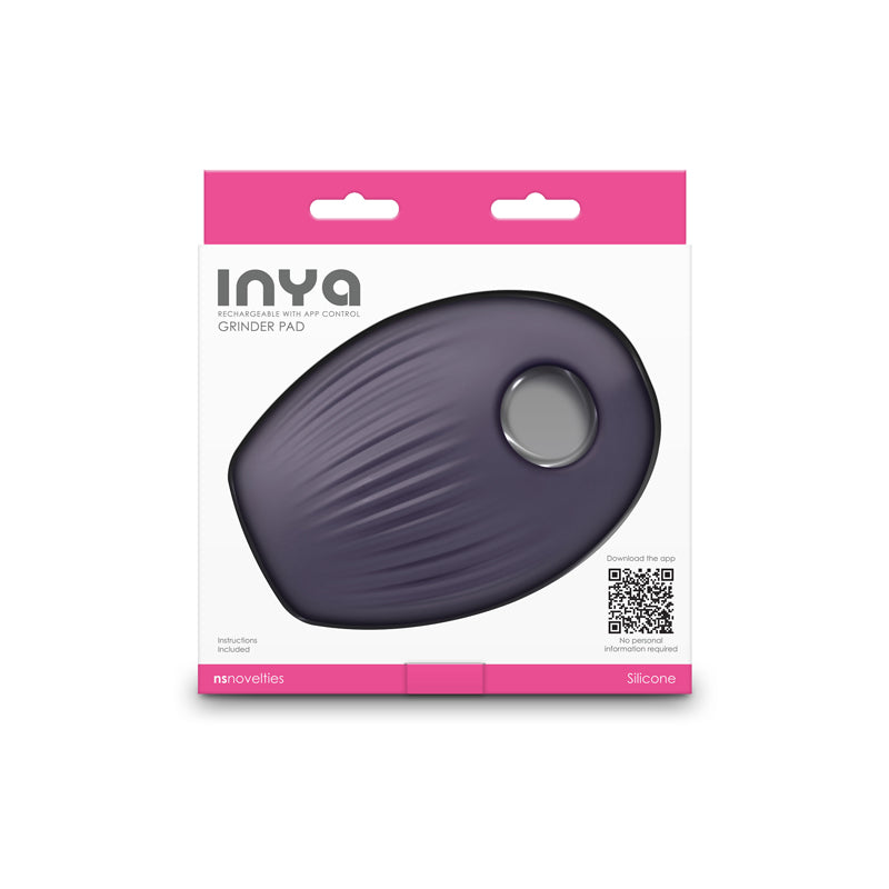 INYA Grinder - Grey - Grey USB Rechargeable Vibrating Grinding Pad with App Control-NSN-0556-39