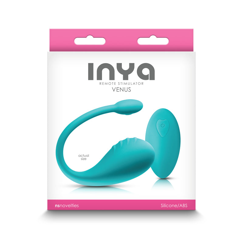 INYA Venus - Teal - Teal USB Rechargeable Stimulator with Remote-NSN-0557-47