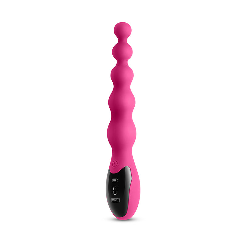 INYA Virtua - Pink - Pink 23.9 cm USB Rechargeable Beaded Vibrator-NSN-0560-14