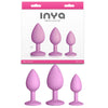 INYA Triple Ace Kit - Blush - Pink Butt Plugs - Set of 3 Sizes-NSN-0562-04