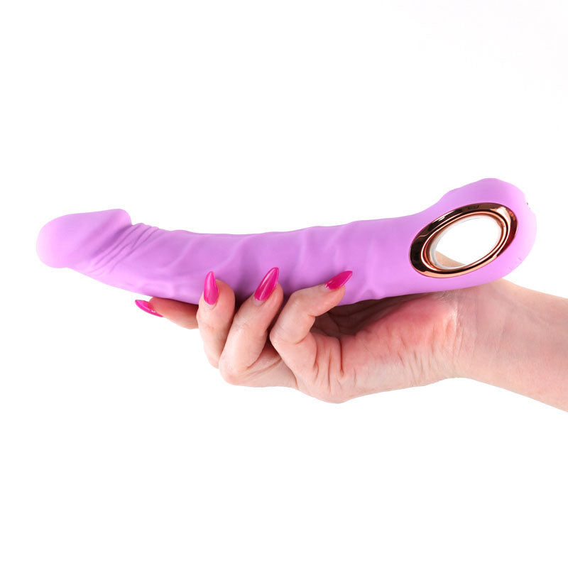 INYA Flex - Bubblegum - Bubblegum 22 cm USB Rechargeable Vibrator-NSN-0562-14