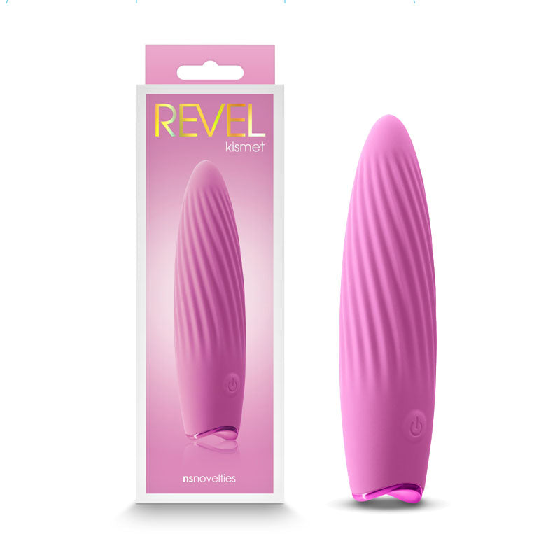 Revel Kismet - Pink - Pink 11.8 cm USB Rechargeable Vibrator-NSN-0675-14