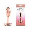 Rear Assets Clover - Rose Gold - Rose Gold 9.2 cm Metallic Butt Plug-NSN-0967-19