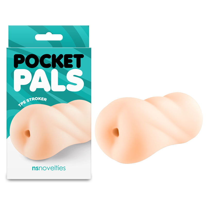 Pocket Pals Anal Stroker - Flesh - Flesh Anal Stroker-NSN-1020-11