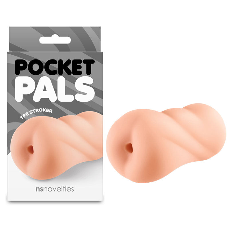 Pocket Pals Anal Stroker - Tan - Tan Anal Stroker-NSN-1020-12