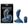 Renegade - Mach II - Blue USB Rechargeable Vibrating Anal Plug with Wireless Remote-NSN-1103-17