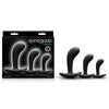 Renegade P Spot Kit - Black Anal Plugs - Set of 3 Sizes-NSN-1105-60