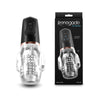 Renegade Avenger - Clear/Black USB Rechargeable Sucking Masturbator-NSN-1131-23