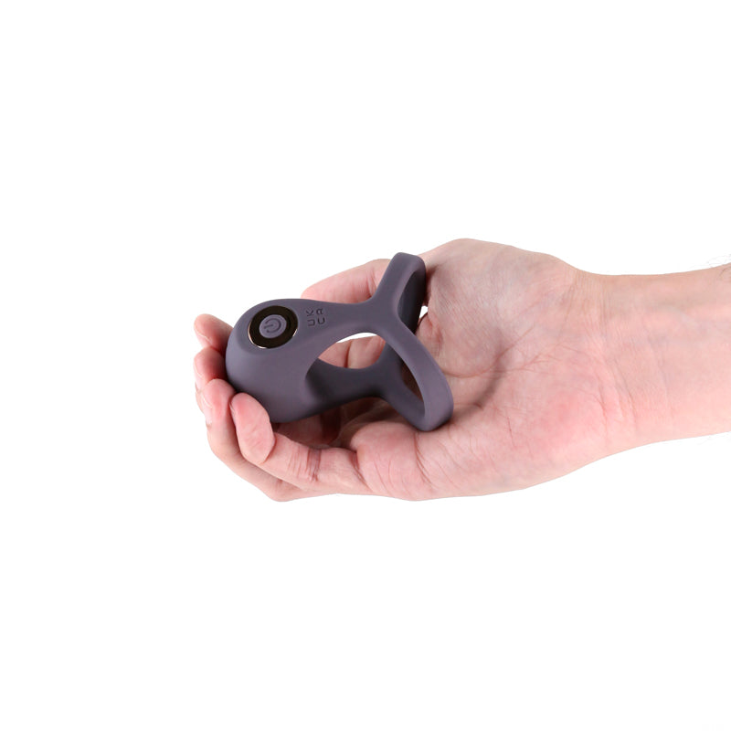 Renegade Valiant - Grey - Grey USB Rechargeable Cock Ring-NSN-1161-19