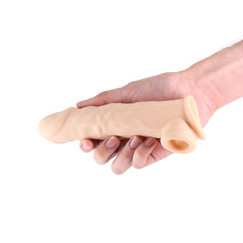 Renegade Annex - Thin - Flesh - Flesh 19.4 cm Penis Extender Sleeve-NSN-1165-01