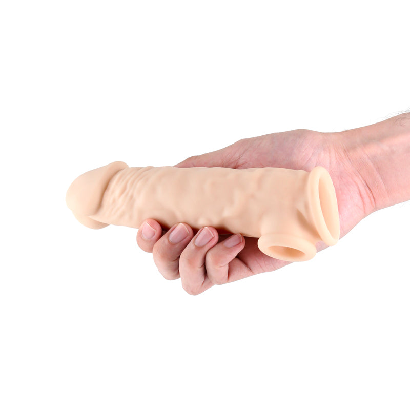 Renegade Annex - Thick - Flesh - Flesh 18.6 cm Penis Extender Sleeve-NSN-1165-11