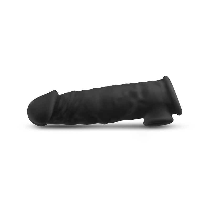 Renegade Annex - Thick - Black - Black 18.6 cm Penis Extender Sleeve-NSN-1165-13