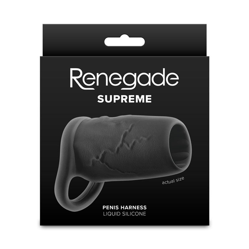 Renegade Supreme - Black - Black Penis Sleeve-NSN-1165-23