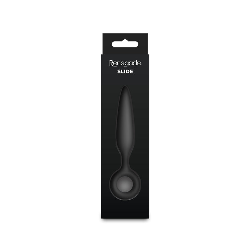 Renegade Slide - Black - Black 12.7 cm Anal Plug - NSN-1166-23