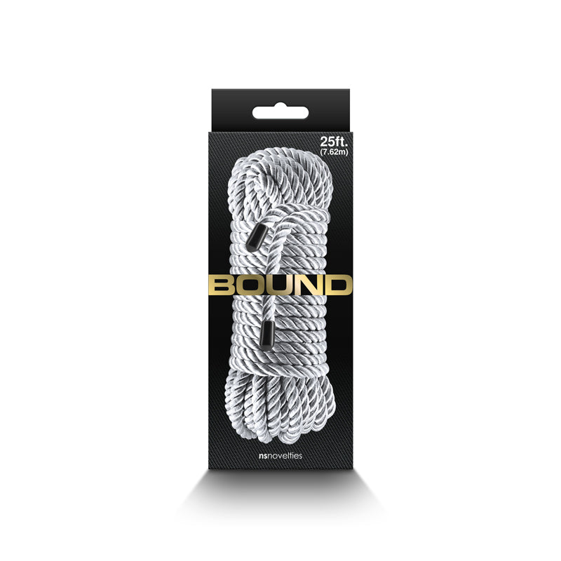 Bound Rope - Silver - Silver Bondage Rope - 7.6 metre length-NSN-1300-01