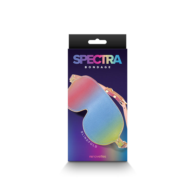 Spectra Bondage Blindfold - Rainbow - Rainbow Eye Restraint-NSN-1311-01