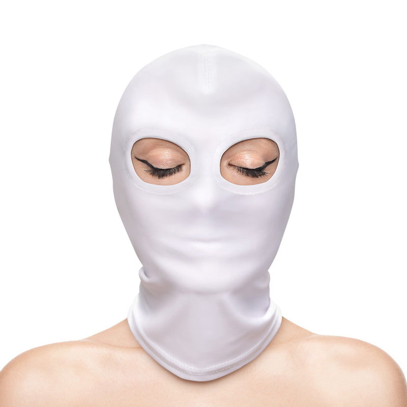 Fetish & Fantasy - Eyes Hood - White - White Hood-NSN-1803-31AP