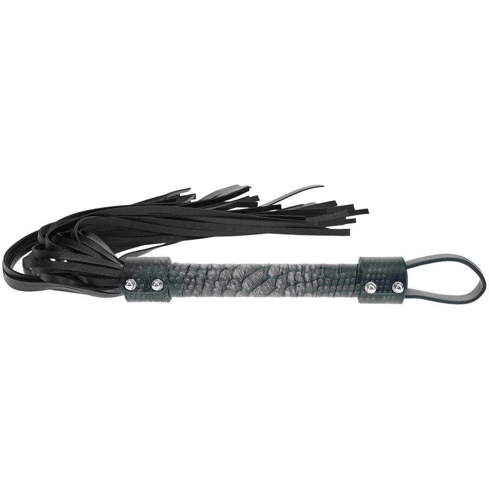 OUCH! Florence Collection - Flogger - Black Flogger Whip-OU1004BLK