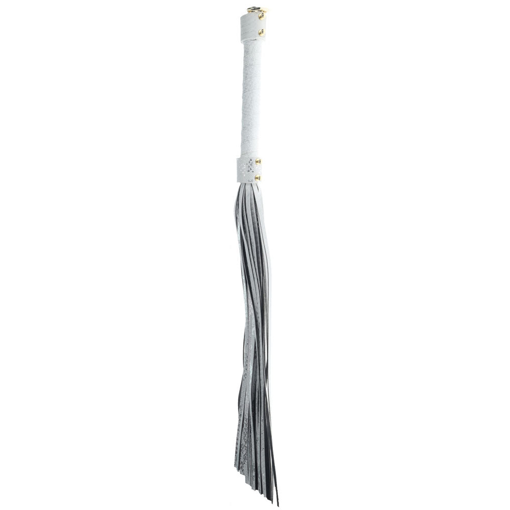 OUCH! Florence Collection - Flogger - White Flogger Whip-OU1004WHT